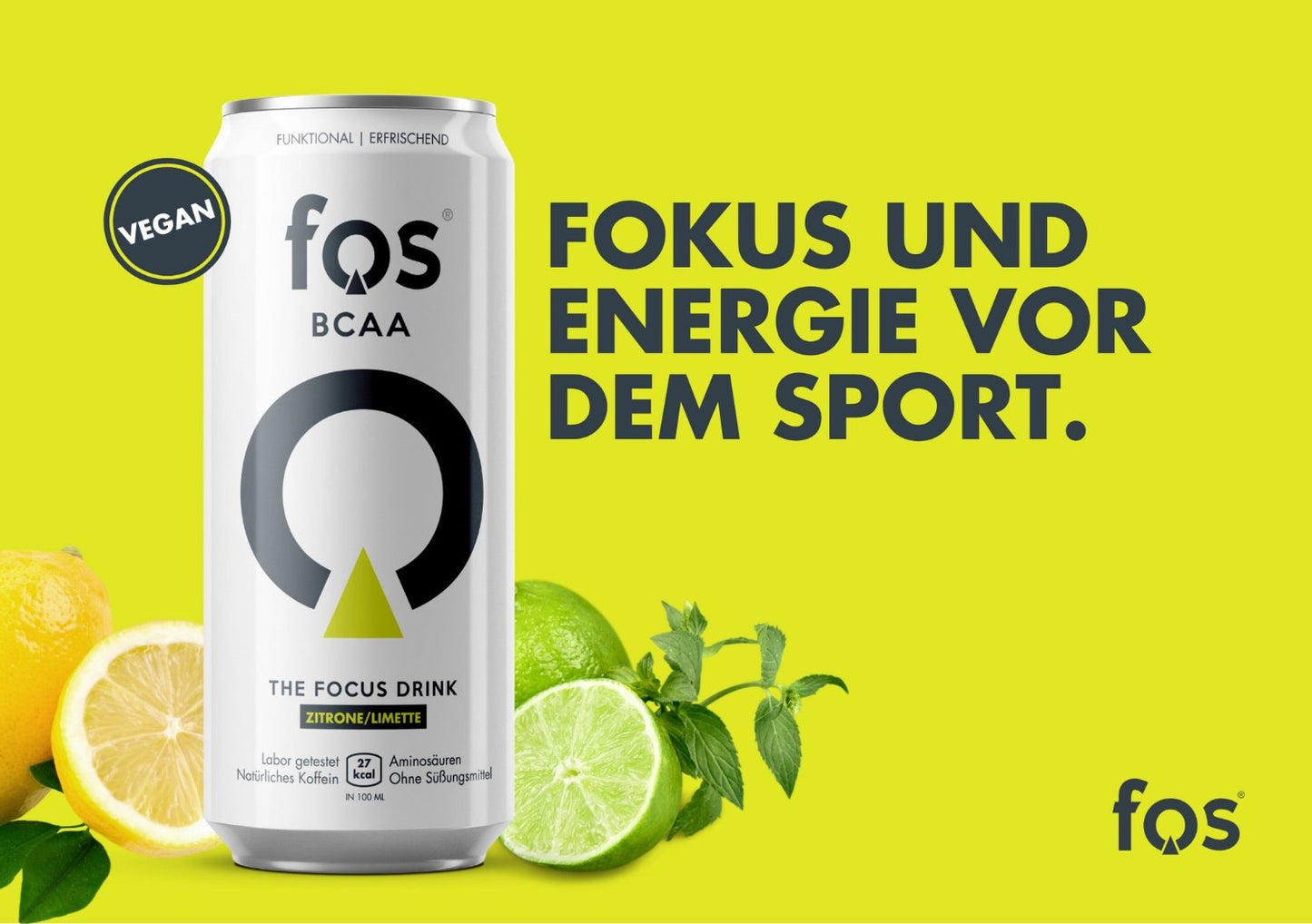 Produktflyer fos BCAA+
